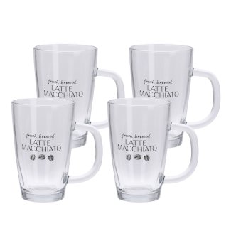 Latte Macchiato Set 4-teilig