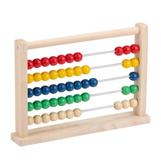 Rechenschieber Holz mit 50 Perlen - Gratisinserat.ch