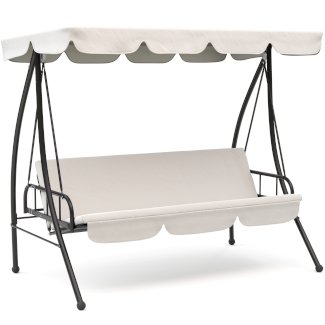 Gartenmöbel Hollywoodschaukel XL beige