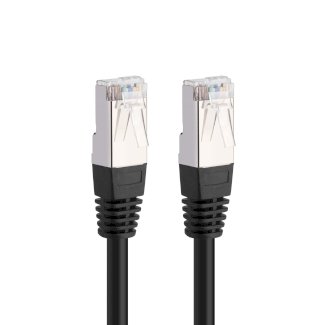 Patchkabel Cat6 schwarz 1 m