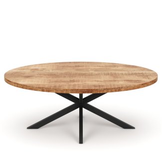 Esstisch Holz MAYLA oval 180 x 90 cm