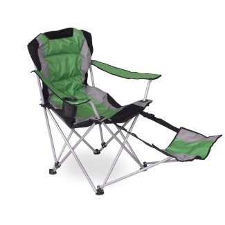 Luxus Campingstuhl mit Fussablage grün - Gratisinserat.ch