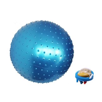 Massageball Gymnastikball blau 75 cm