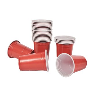Beer Pong Becher 100 Stk. rot