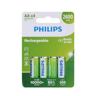Batterie AA PHILIPS Recharge 4 Stk.