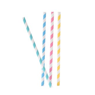 Strohhalm Papier 50er Set