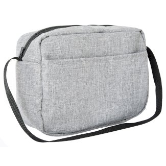 Wickeltasche grau