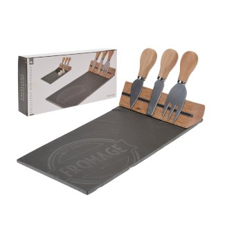 Käseplatte mit Messer 30 x 15 cm - Gratisinserat.ch