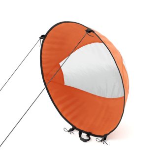 Windsegel für SUP und Kajak orange