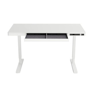 Stehpult elektrisch mit Schublade 120 x 60 cm weiss - Gratisinserat.ch