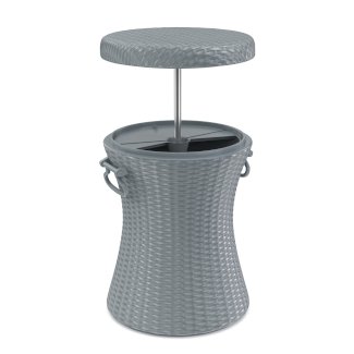 Beistelltisch mit Kühlfach HARRISON grau