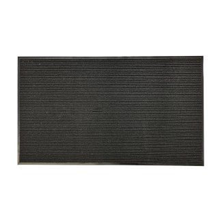 Fussmatte 150 x 90 cm schwarz
