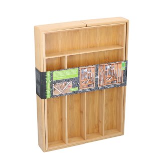 Besteckeinsatz Bambus 6 - 8 Fächer