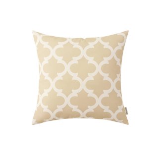 Outdoorkissen PATI beige/weiss 45 x 45 cm