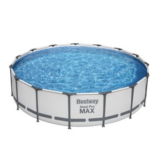 Bestway Pool Komplett-Set hellgrau 457 x 107 cm