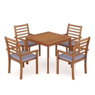 Gartenmöbel Set Holz APULIA 5-teilig