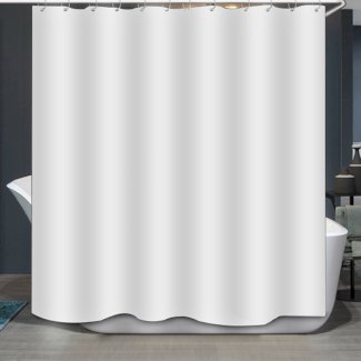 Duschvorhang 180 x 200 cm weiss