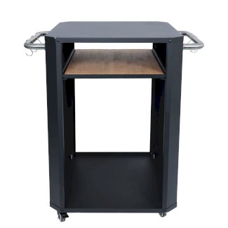 Grill Beistelltisch 60 x 60 x 81 cm schwarz