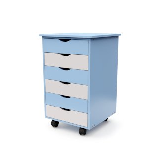 Rollcontainer blau