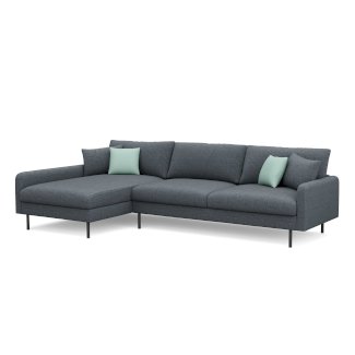 Ecksofa LEAH links anthrazit