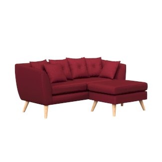 Ecksofa HAILY bordeaux