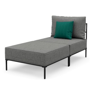 Recamiere ETHAN hellgrau