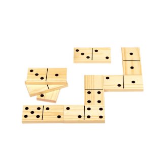 Dominospiel XXL Holz 28-teilig