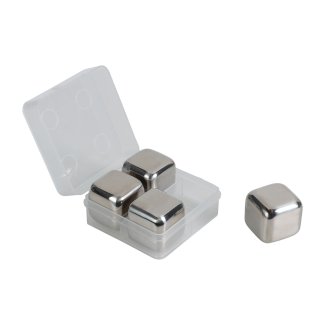 Eiswürfel aus Edelstahl 4er Set