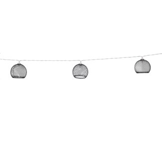 LED Lichterkette Metall mit 10 Lampions - Gratisinserat.ch