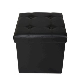 Sitzwürfel Leder BEN schwarz - Gratisinserat.ch