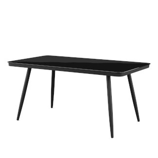 Gartentisch ARUBA 160 x 90 cm schwarz - Gratisinserat.ch