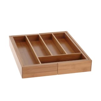 Besteckeinsatz Bambus 5 - 7 Fächer