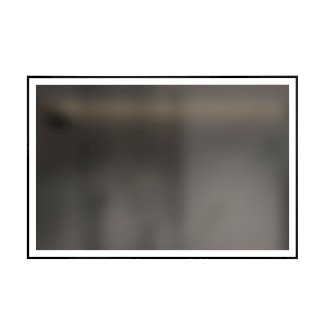 LED Wandspiegel 110 x 75 cm schwarz - Gratisinserat.ch