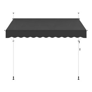 Balkonmarkise 300 x 120 cm anthrazit