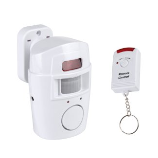 Alarmanlage mit Sensor und Fernbedienung