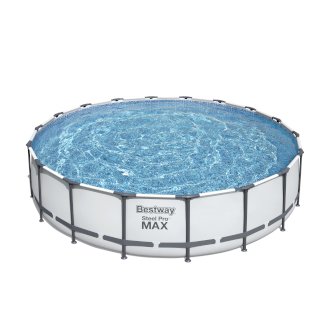 Bestway Pool Komplett-Set hellgrau 549 x 122 cm