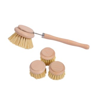 Abwaschbürste Holz 4er Set