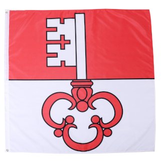 Kantonsflagge Obwalden 120 x 120 cm