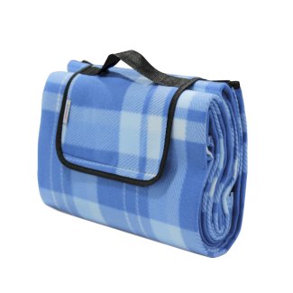 Picknickdecke 200 x 195 cm blau