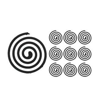 Citronella Mücken-Spirale 10er Set