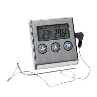 Fleischthermometer mit Alarm digital