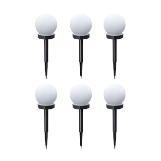 LED Solarlampe rund 10 cm 6er Set - Gratisinserat.ch