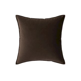 Kissen MATTEO dunkelbraun 45 x 45 cm