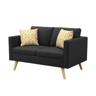 Sofa BLAIR 2-Sitzer schwarz - Gratisinserat.ch