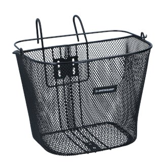 Velokorb vorne mit Tragegriff 34 x 25 cm schwarz