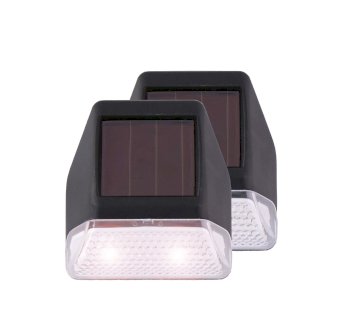 Solarlampe Wandleuchte 2er Set