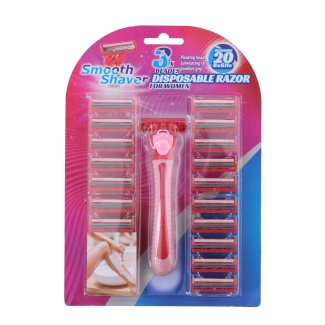 Einwegrasierer 3-Klingen Frauen 21 Stk.