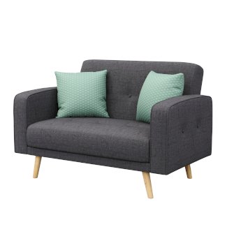 Sofa SAIDY 2-Sitzer anthrazit