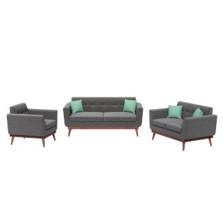 Sofa Set BAYLEE anthrazit