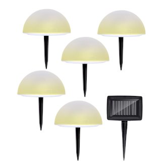 LED Solarlampe halbrund 15 cm 5er Set - Gratisinserat.ch